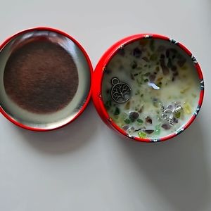 Abundance and prosperity handmade candle.